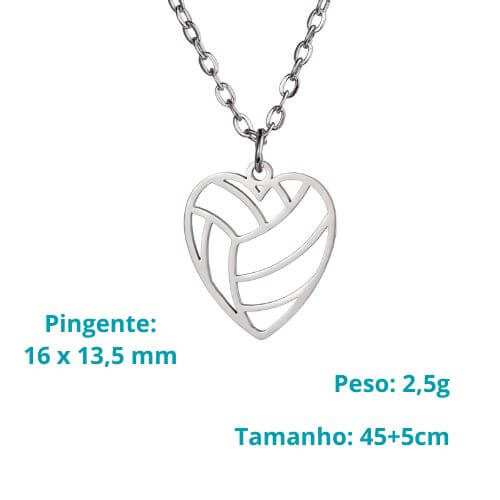 Colar Paixão Vôlei