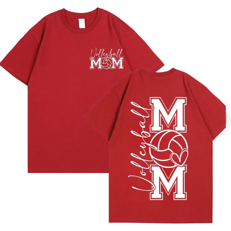 Camiseta Volleyball Mom Frente e Costas