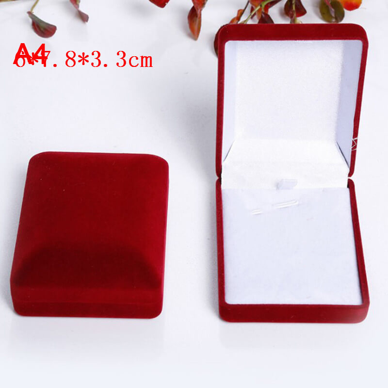 Caixa de Presente de Veludo para Colar