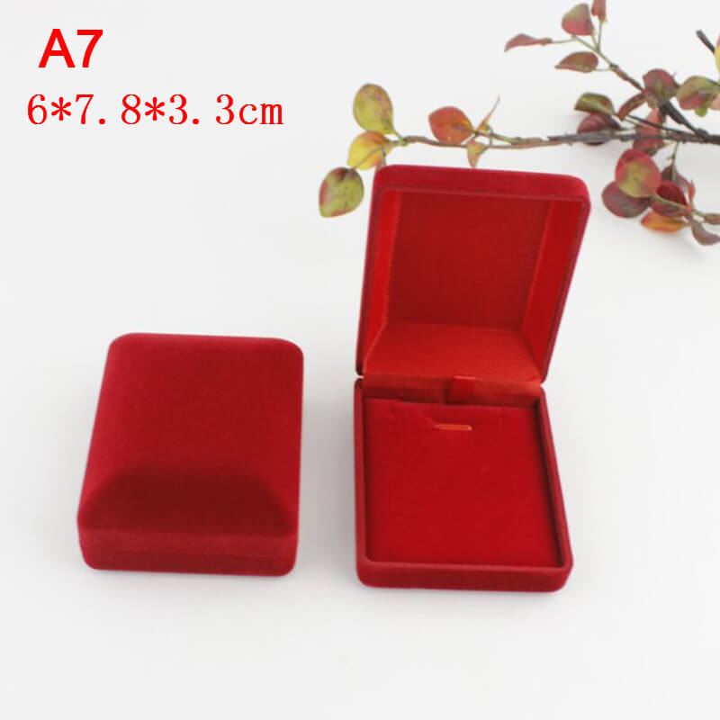 Caixa de Presente de Veludo para Colar