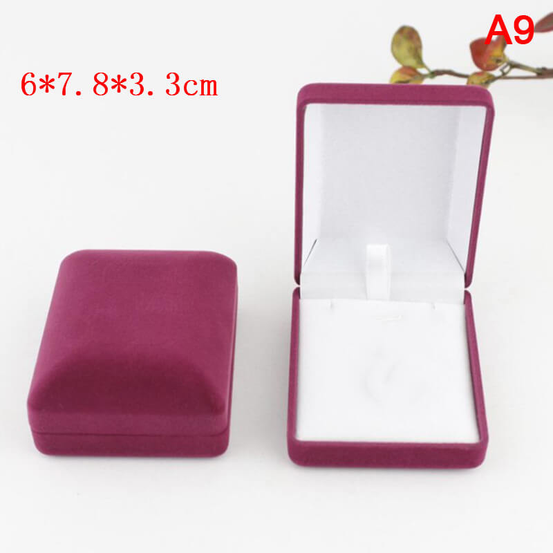 Caixa de Presente de Veludo para Colar