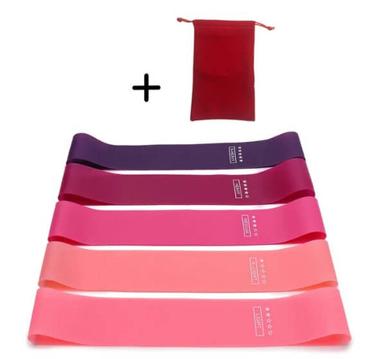 Bands de resistência + Bolsa de brinde