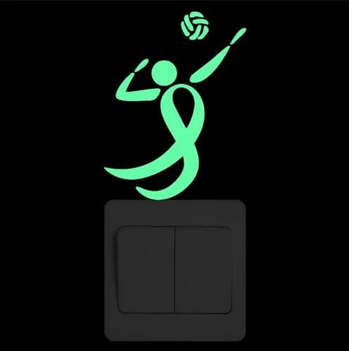 Adesivo Luminoso Vôlei