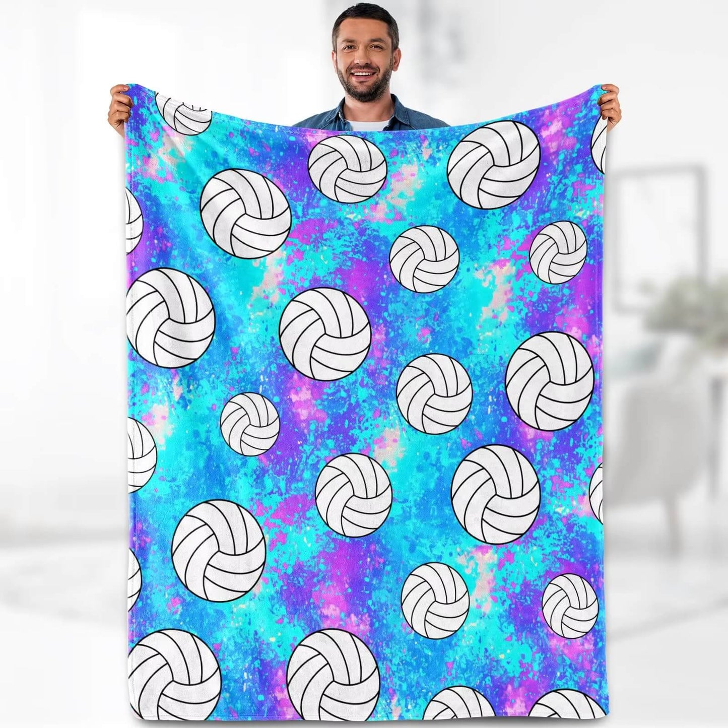 Cobertor Bolas de Vôlei
