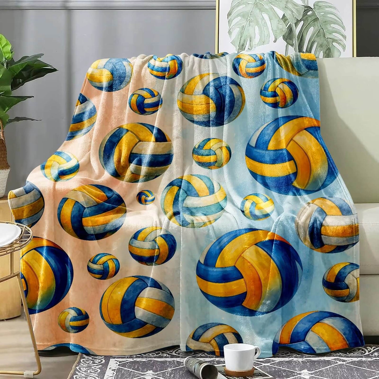 Cobertor Bolas de Vôlei