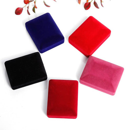 Caixa de Presente de Veludo para Colar