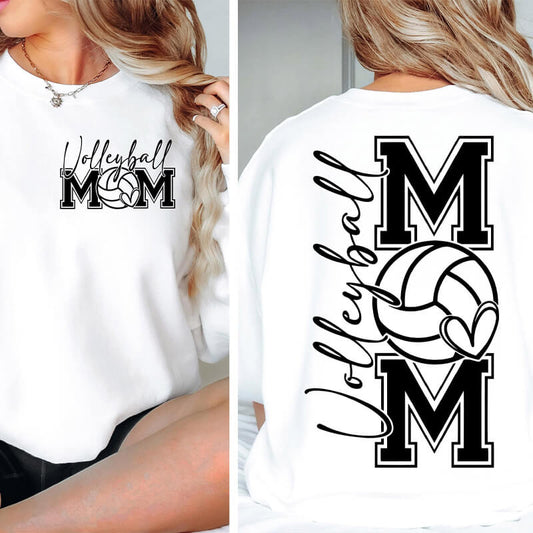 Camiseta Volleyball Mom Frente e Costas