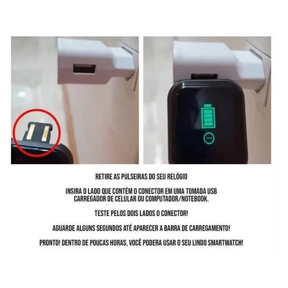 Smartwatch + Fone de Ouvido